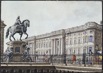 The Long Bridge with an Aristocratic Monument by F.A. Calau